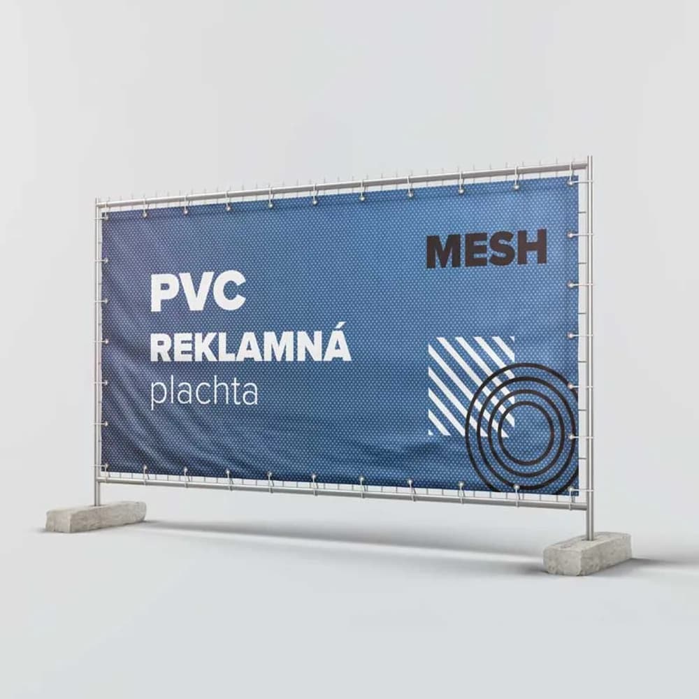 PVC plachty MESH dierkované