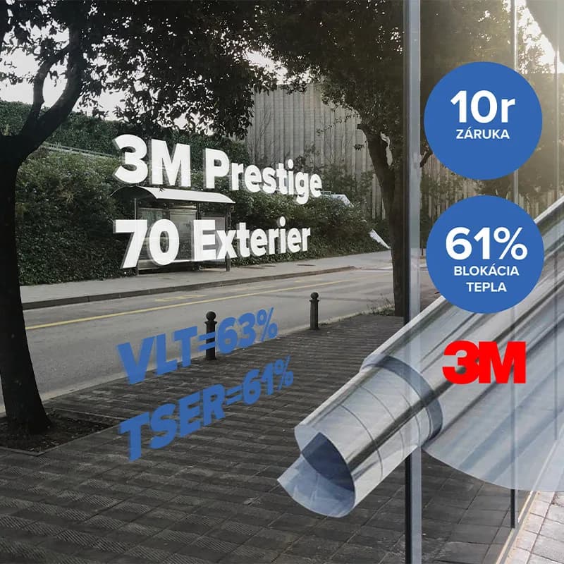 Fólia na sklo 3M Prestige 70 Exterier