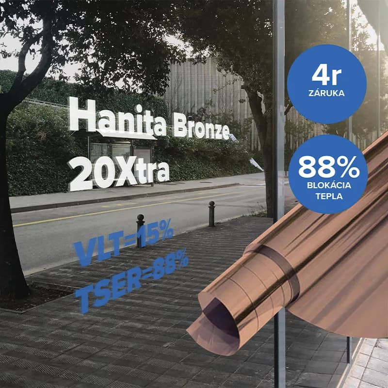 Fólia na sklo Hanita Bronze 20 Xtra