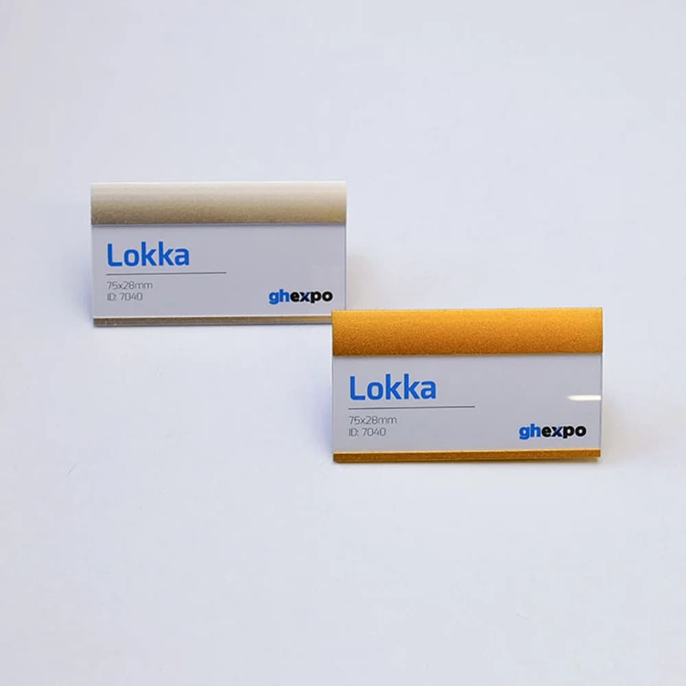 Magnetická menovka na oblečenie Lokka