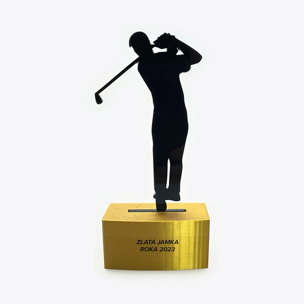 Športové trofeje - golfista