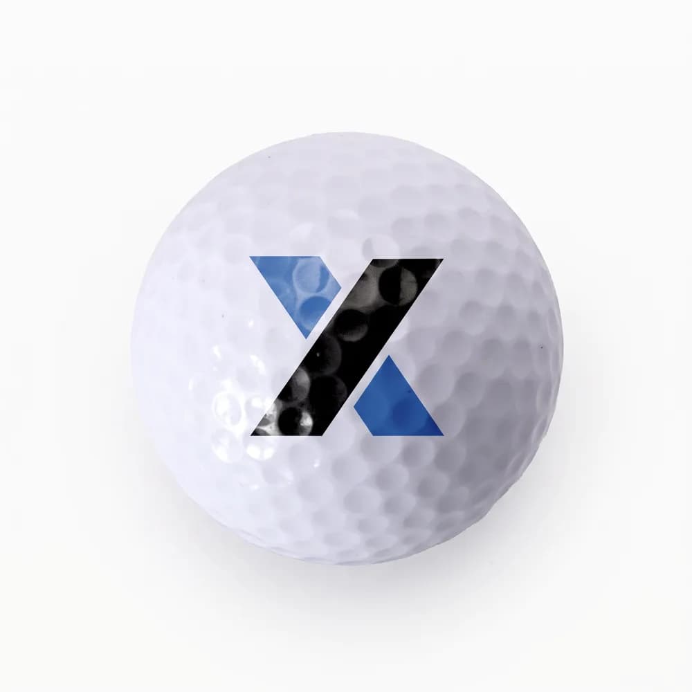 Golfová loptička s potlačou