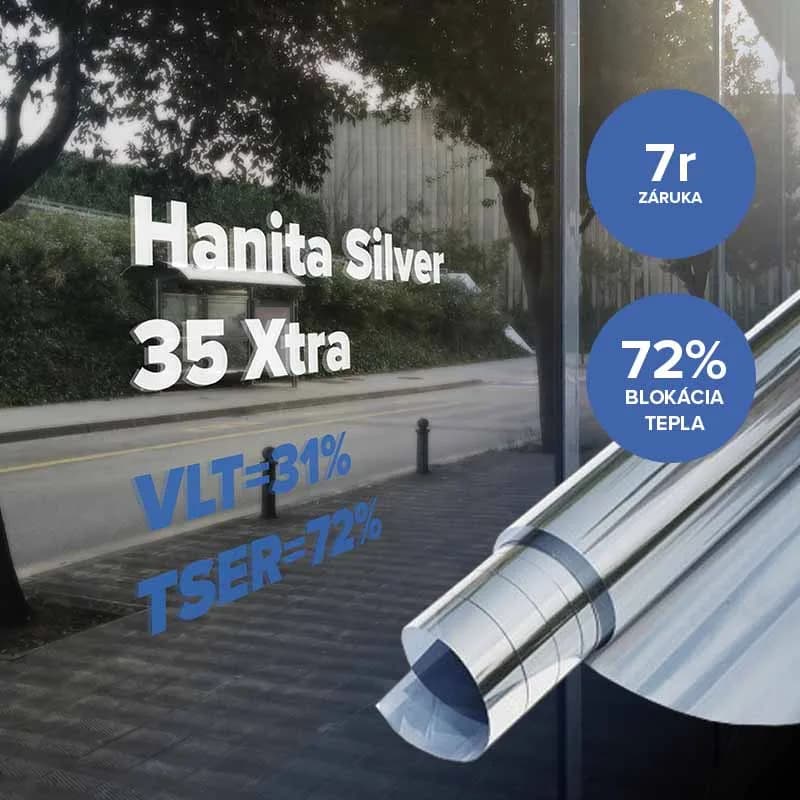 Fólia na sklo Hanita Silver 35 Xtra